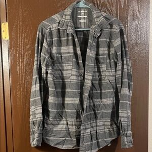 Urban Pipeline Black and Gray Plaid Shirt Jacket